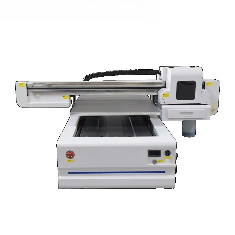 New 60*90 UV Ink Fully-Automatic Large Format Flatbed Digital Printer Borderless Printing for Bottle/Glass/Acrylic Eps