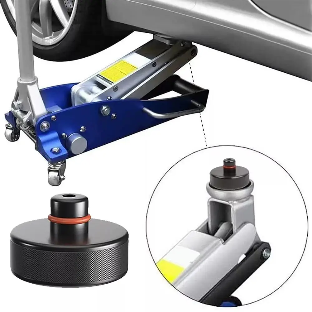 Floor Slotted Car Jack Rubber Pad Frame Protector Adapter Jacking Tool Pinch Weld Side Disk Lifting Support Tool