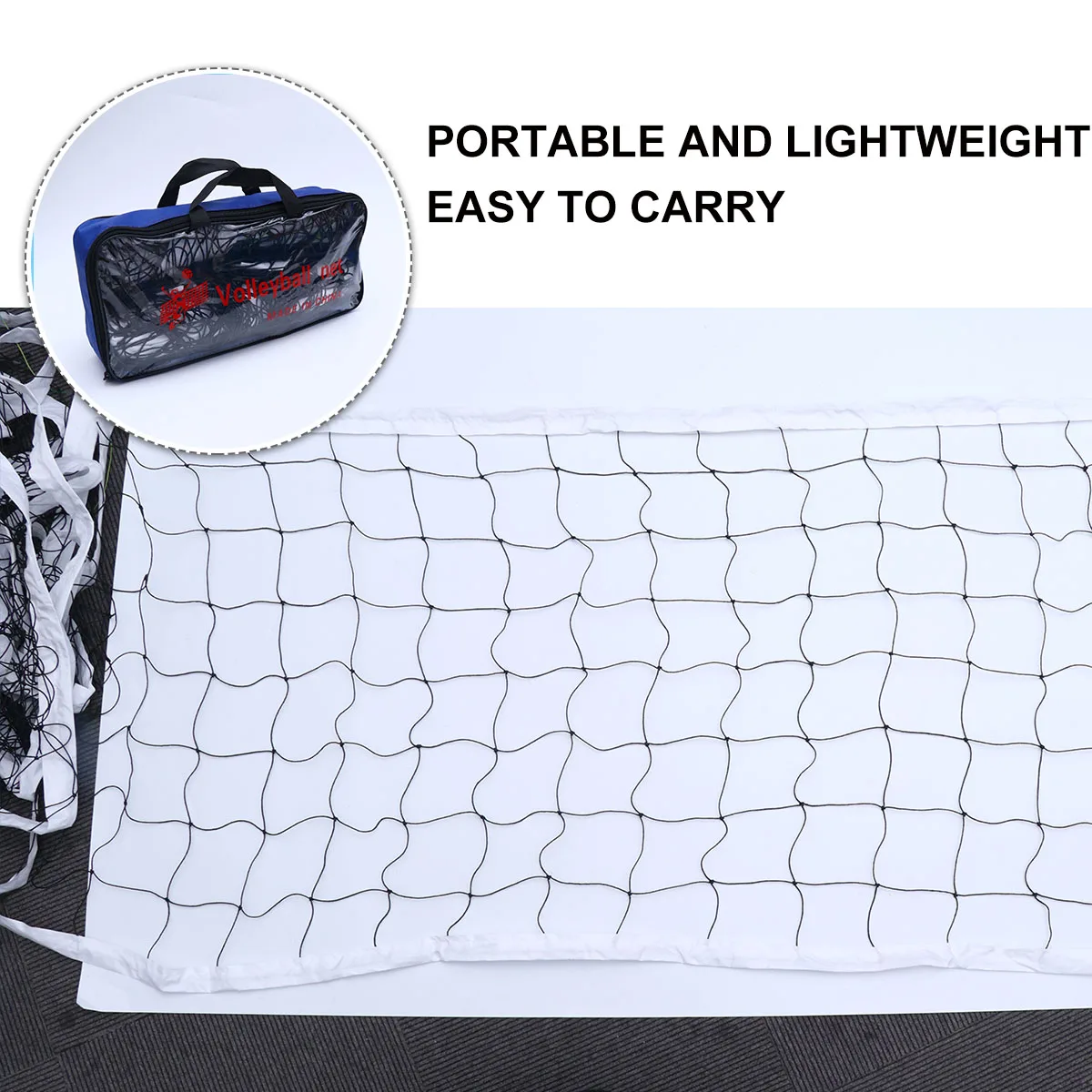

1 Set Professional Standard Volleyball Net For Beach Outdoor Sports Durable Lightweight Portable Set Beach Wedding Graduation