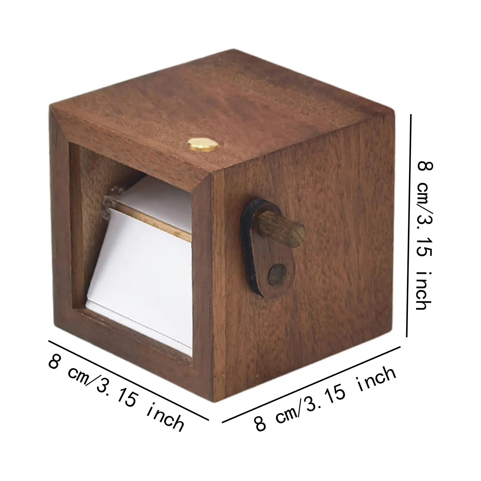 Wood Ornament Photo Flip Book Frame Mechanical Hand Motion Album Table Decor for Couples Family Birthday Wedding Memory