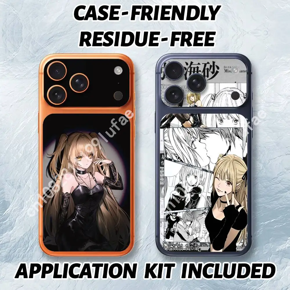 

Misa D-Death Note-S Sticker UV Film for iPhone 17 Pro 17 ProMax Protective Sticker