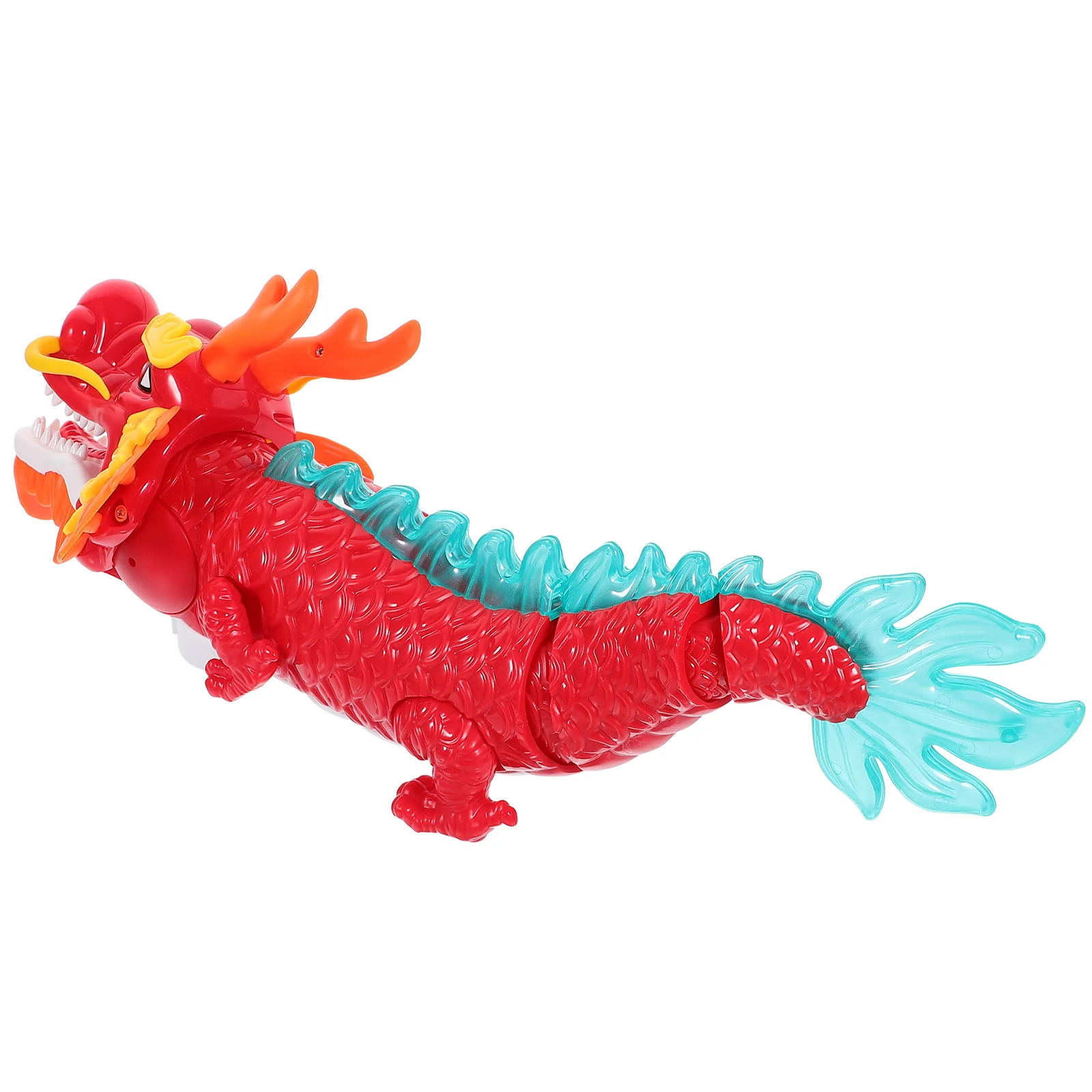 Dropshipping Electric Toys Dragon Statue Plastic Chinese Puppet Musical With Light