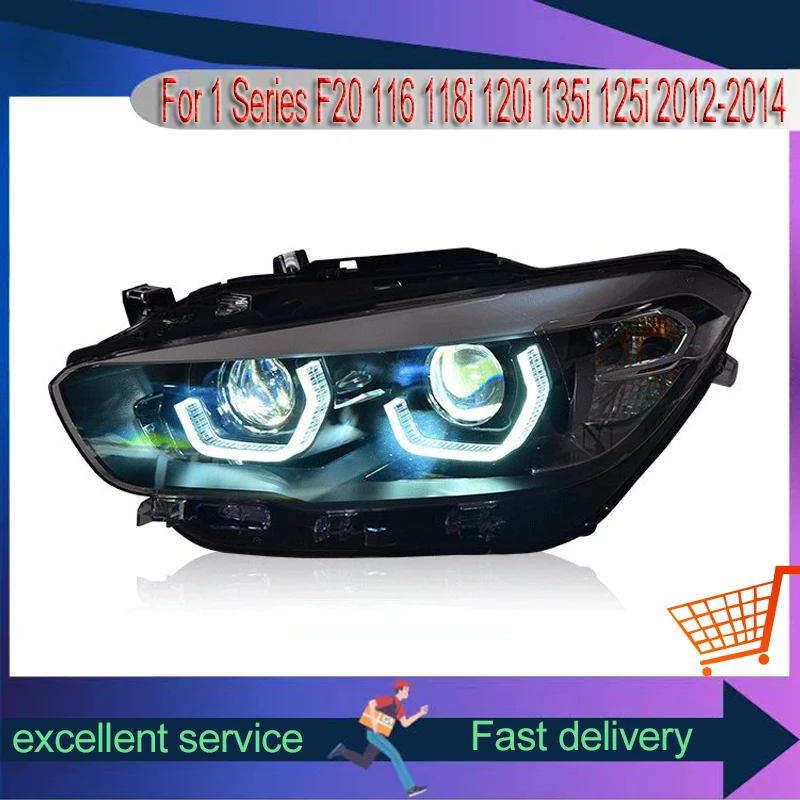 

Auto Headlight For BMW 1 Series F20 116 118i 120i 135i 125i 2015-2018 The Hatchback Modification LED Lens DRL Turn Signal Light