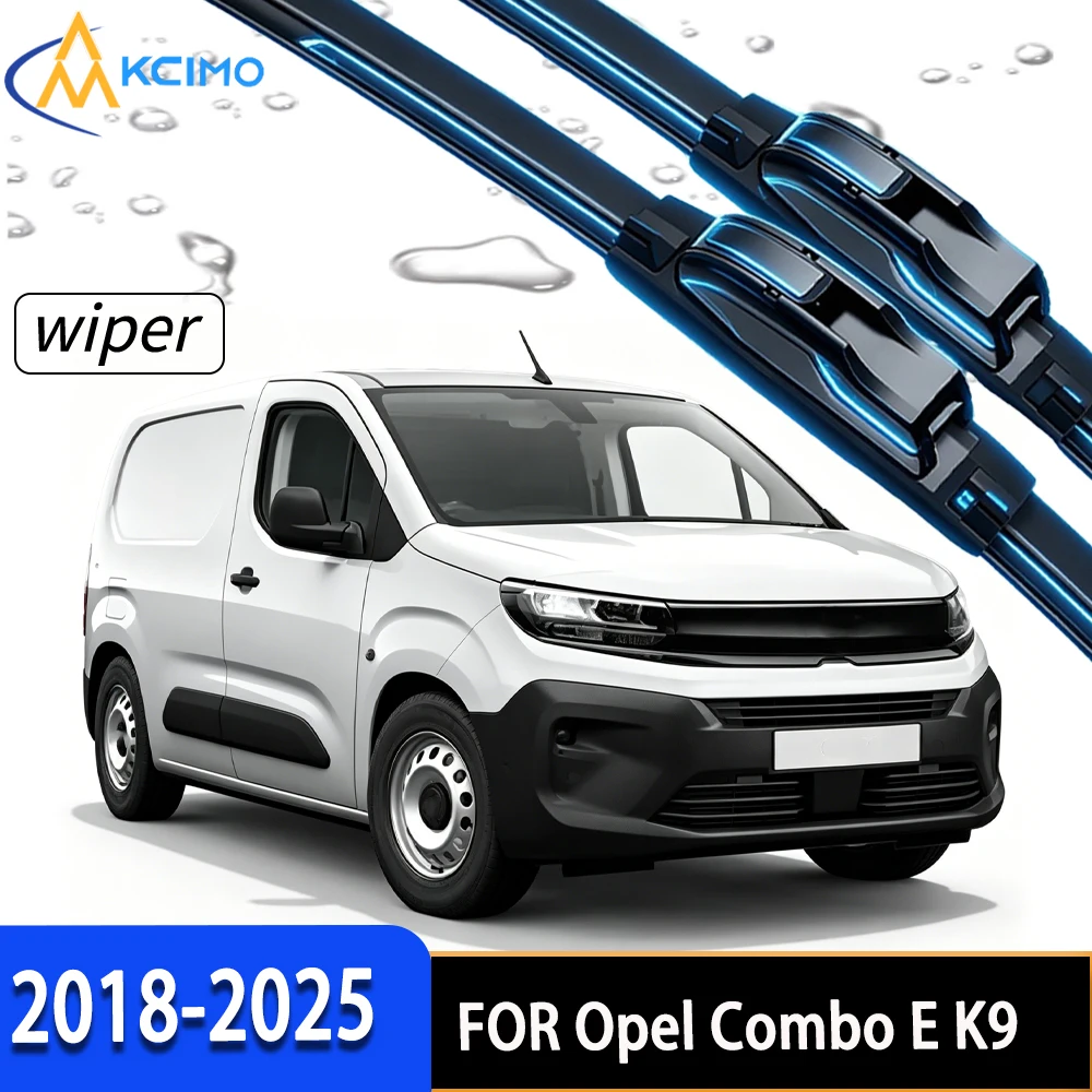 

Premium Front Windshield Wiper Blades Featuring Durable Rubber, Stable All-Weather Performance for Opel Combo E K9 2018-2025