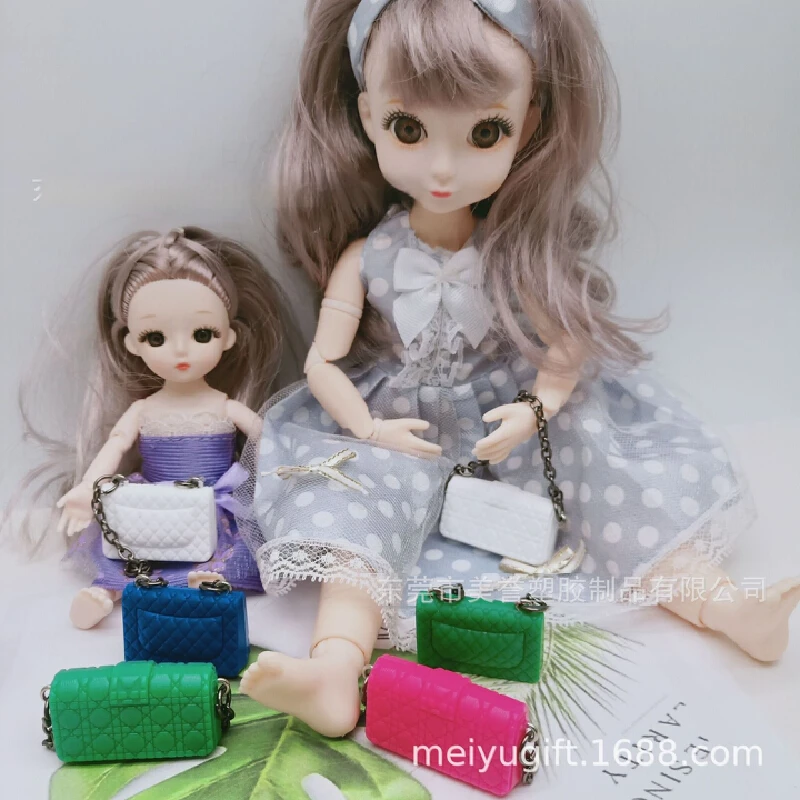 ل Labab دمية الكيس حقيبة كتف الملحقات BJD دمية الكيس على شكل دمية إكسسوارات دمي حقيبة كتف قلادة دمية فتاة هدية