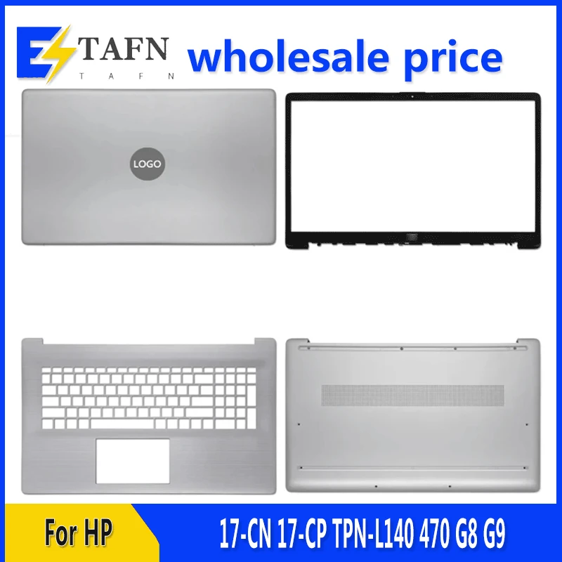 

New For HP 17-CN 17-CP TPN-L140 470 G8 G9 Laptop LCD Back Cover Front Bezel Upper Palmrest Bottom Base Case Keyboard Hinges