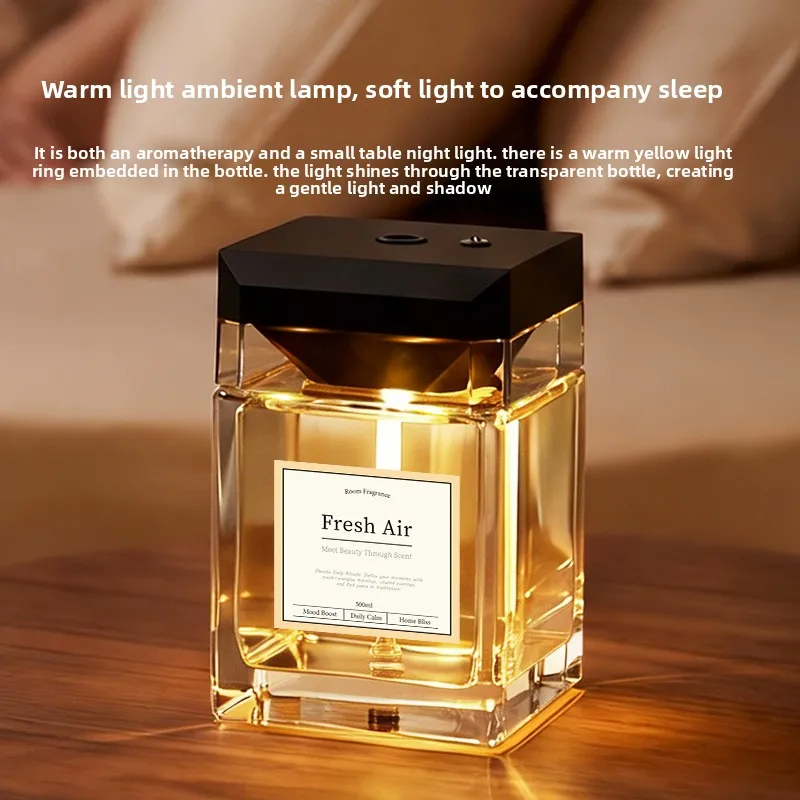 2026New Model Automatic Spray Aromatherapy Diffuser Bedroom Home Fragrance Atmosphere Light Toilet Odor Remover