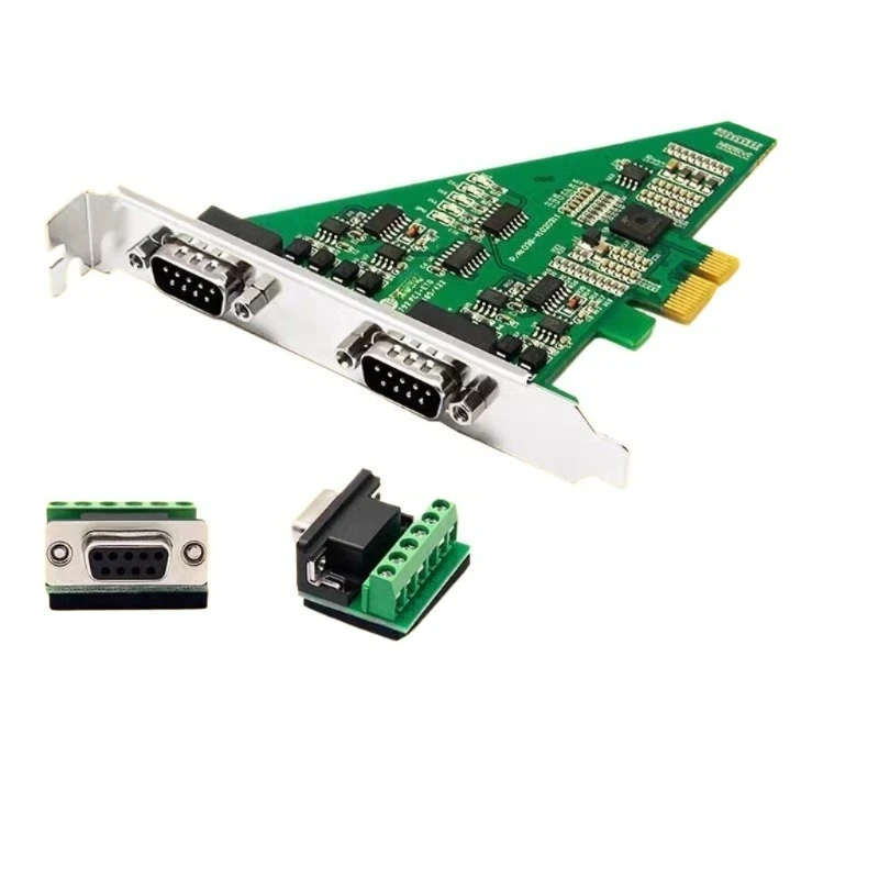 For UT-792PCI-E To 2 Ports RS485/422 Serial Port Card RS485 Computer Desktop PC Host Main Board