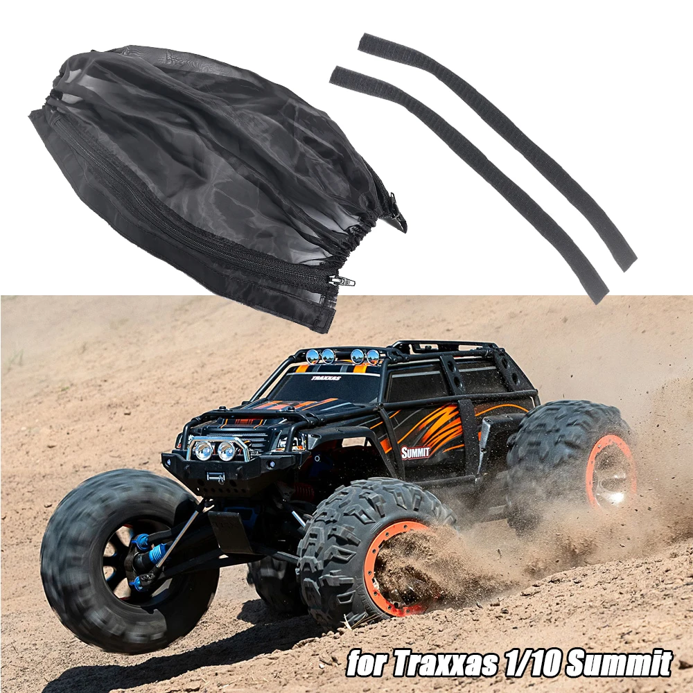 1/10 RC Monster Truck Chassis Dust Cover Waterproof Splash Nylon Protection Net for E-Revo Summit ARRMA Big Rock Senton