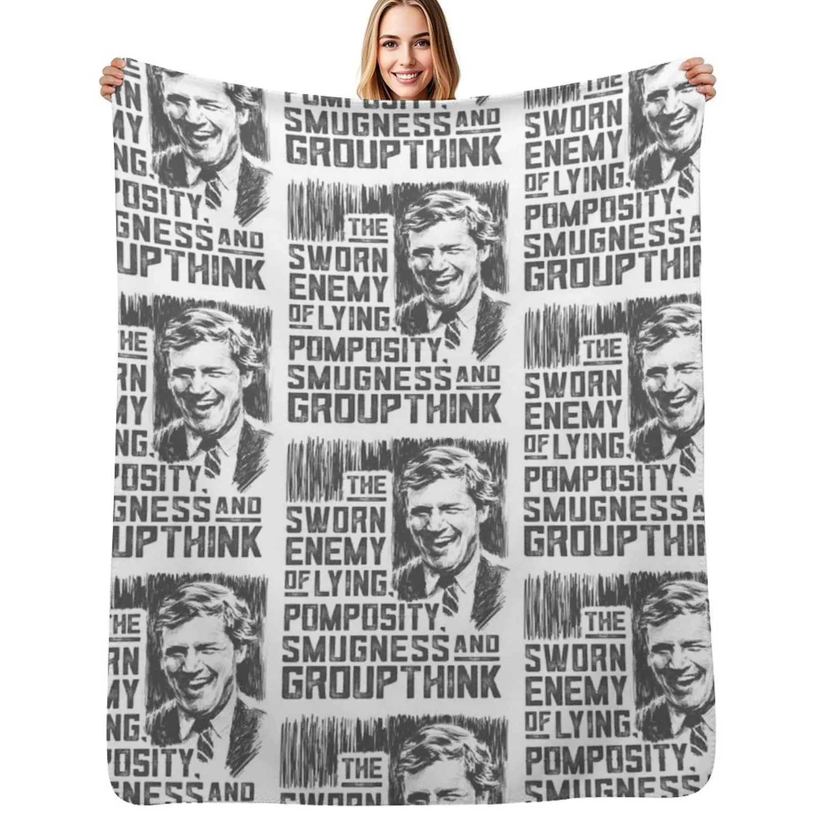 

Drawing of Tucker - The Sworn Enemy Throw Blanket Single Nap Blankets
