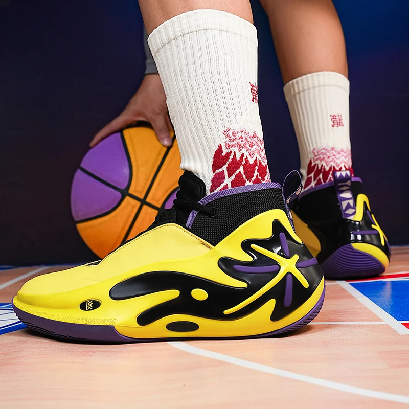 

2025 Explosions Men's Shoes Wear-resistant Basketball Shoes Men's Shoes genuine goods sneaker Autumn Men's Anti-slip Sneakers