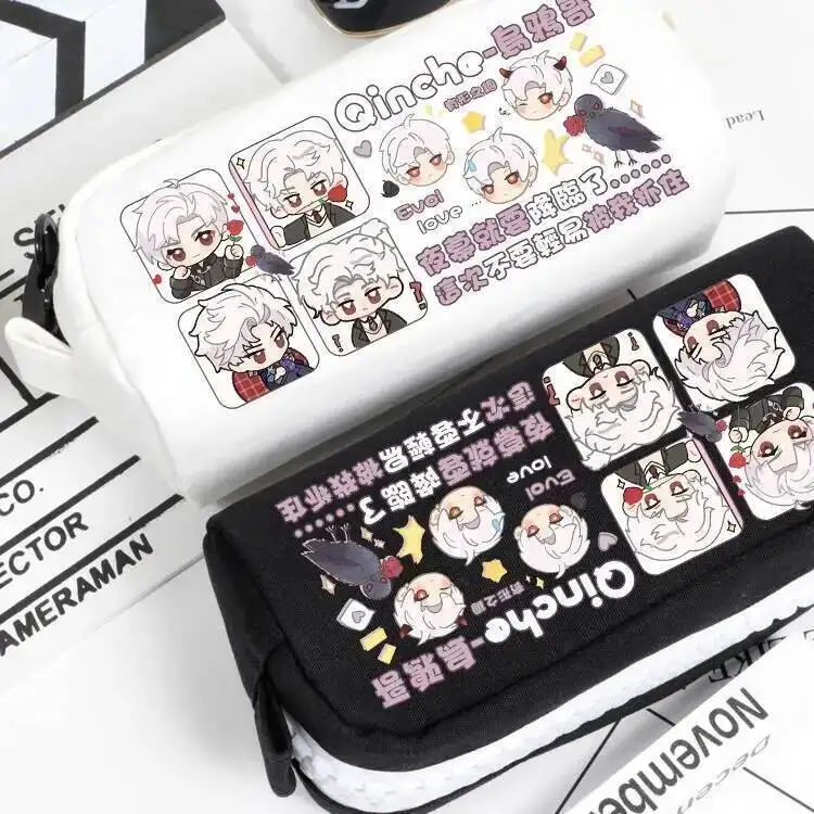 

Аниме игра Love And Deepspace Cos Sylus 2024, новый холст, большой объем, прекрасный принт 19X9x6 см для пенала, подарок