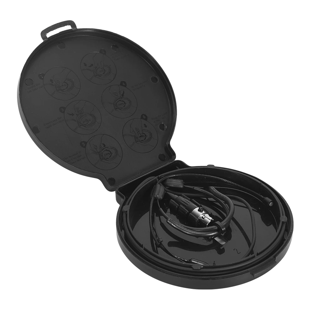 iiiMymic Black Concert Pro Condenser Headset Microphone For Shure Wireless Body-Pack Transmitter Mini 4pin XLR TA4F Connector