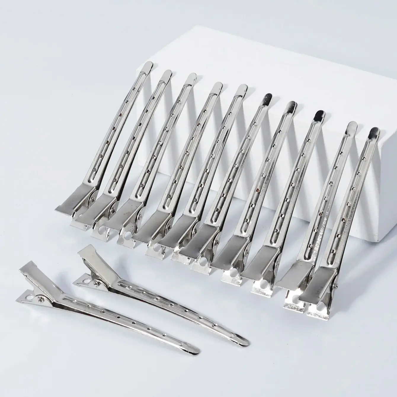 Hair Styling and Sectioning Clips - Metal Duck Bill Clips, Easy hair styling, Special for real hair wigs