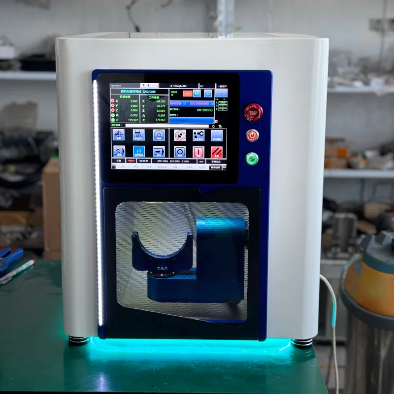 5-Axis High Precision CNC Engraving Milling Machine – for Metal, Zirconia & 3D Carving, Industrial Engraver
