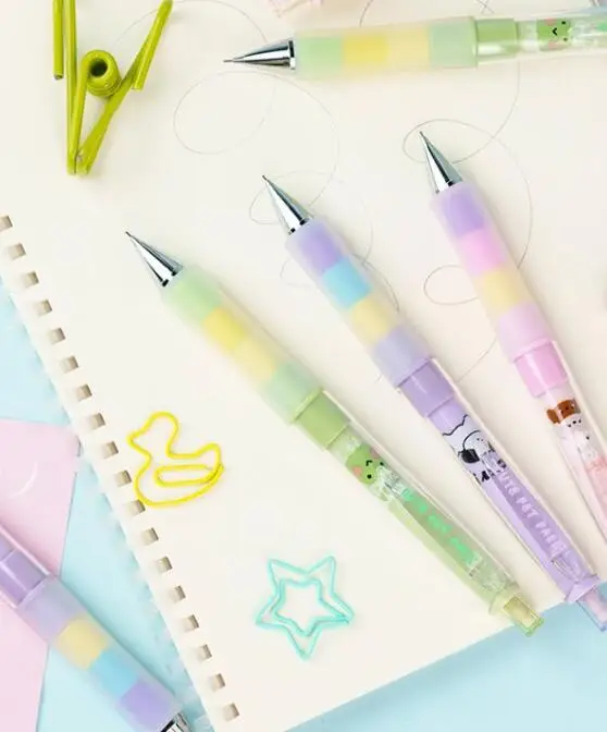 1PC 0.5mm Student Colorful and lovely style Activity pencil Continuous Writing Pencils for Children's Learning Supplies(SS-6175)