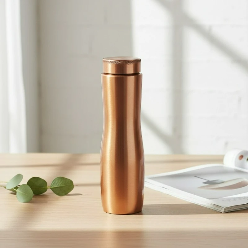Pure copper handmade water bottle portable outdoor travel portable cold water bottle home practical