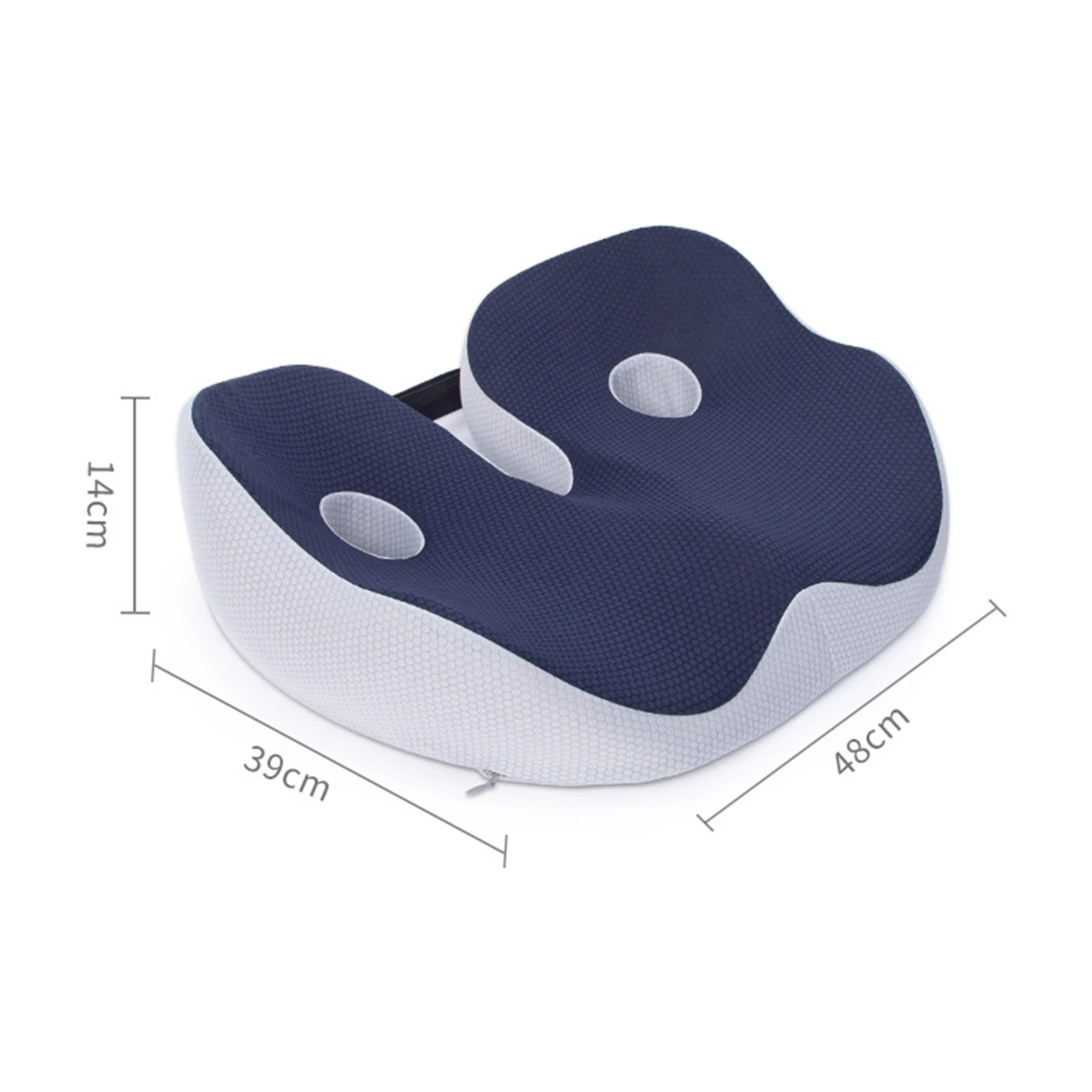 Coccyx Cushion for Tailbone Pain, Adjustable Memory Foam Sit Bone Relief Seat Cushion, Ergonomic Seat Cushion