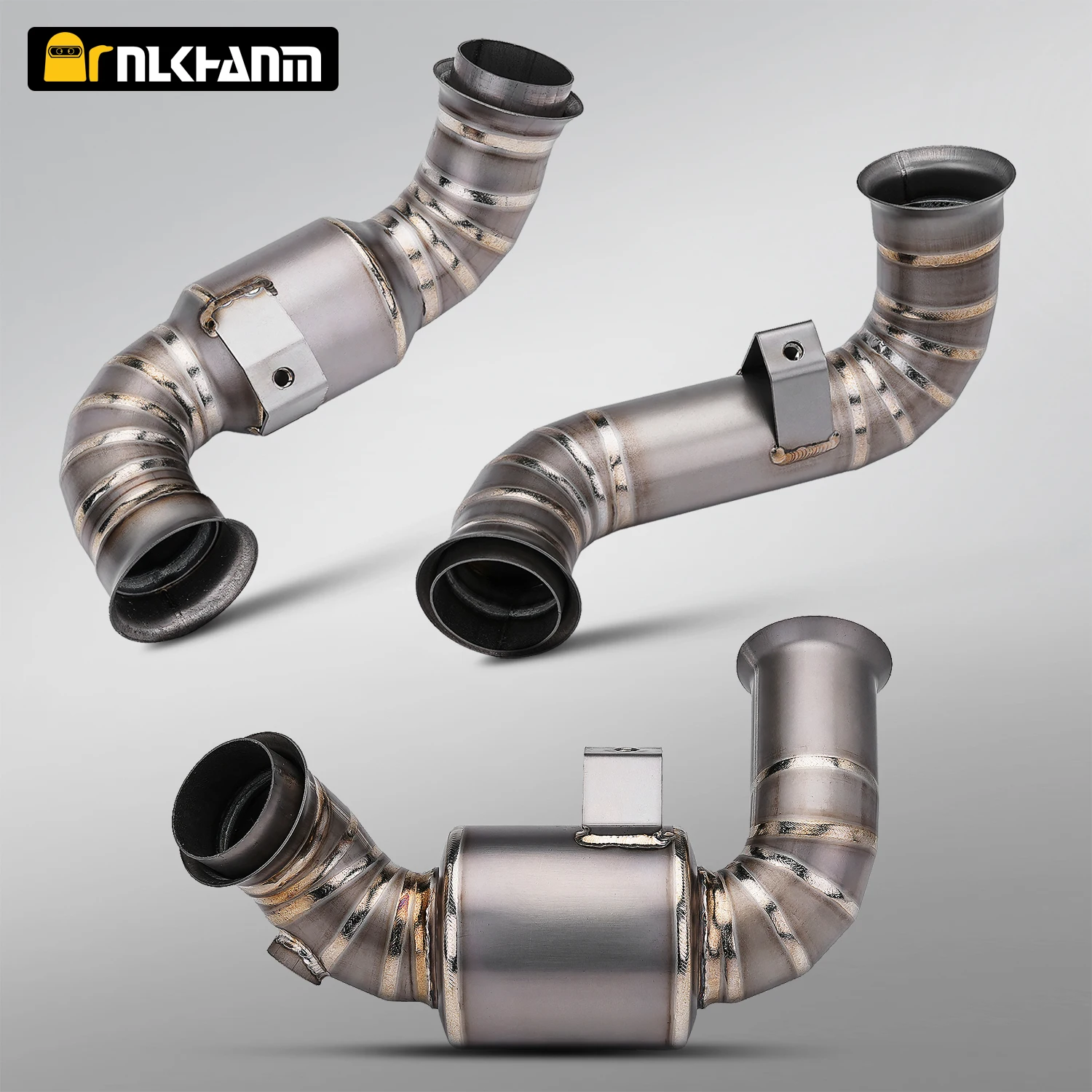 

For KTM790 Motorcycle exhaust system modification Ti.alloy mid link straight/with catalyst