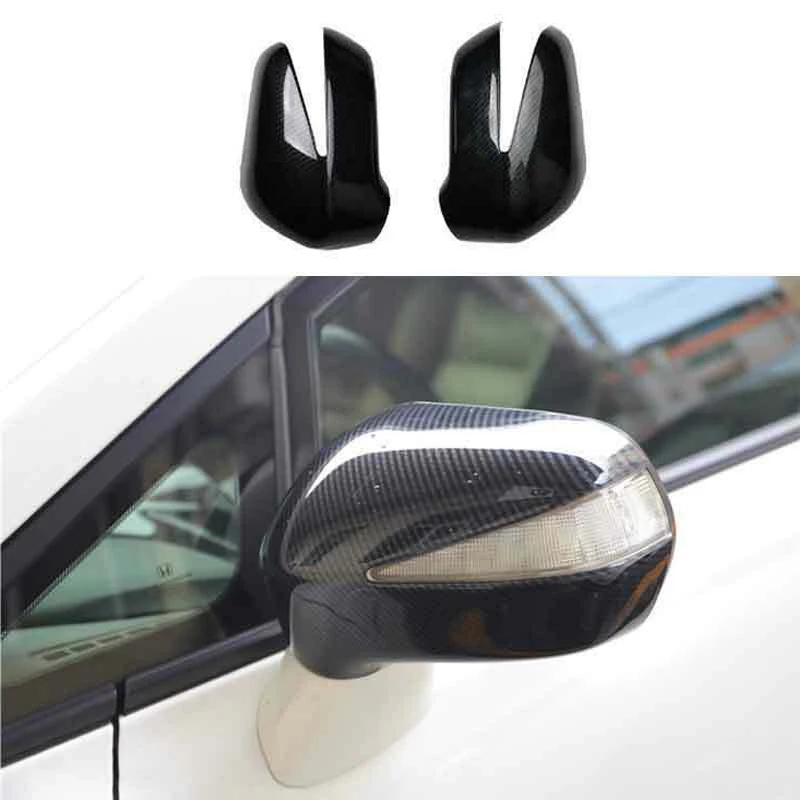 

Car Rearview Mirror Cover Trim Bezel Exterior Styling ABS Carbon Fiber for Honda Civic 8Th Sedan 2006-2011—L48A