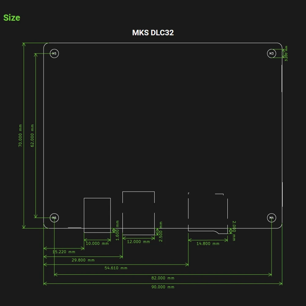 MKS DLC32 V2.0 Offline Control 32Bits ESP32 WIFI GRBL TFT Desktop Lasering Engraving Machine DIY Universal Motherboard view 6