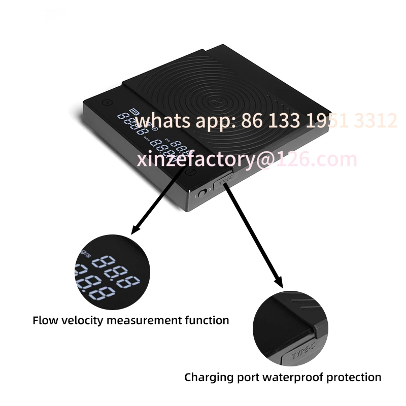 

Настраиваемый магазин TIMEMORE, черное зеркало, базовое + 2 плюс, новые цифровые кухонные весы для кофе и еды с временем, USB, легкий вес, мини