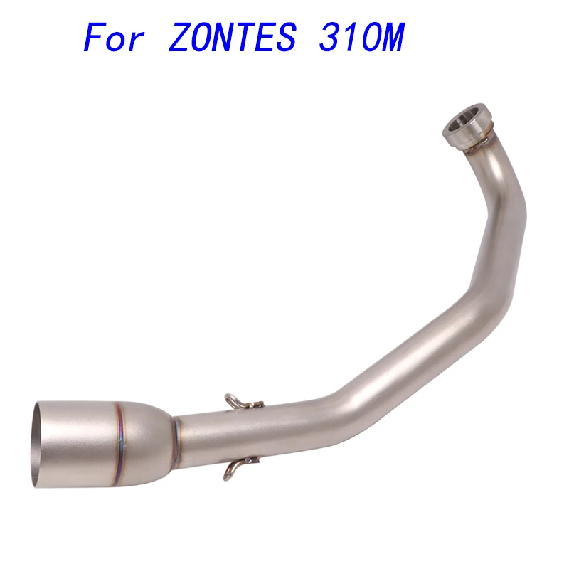 

Escape Motorcycle Exhaust Front Connect Tube Head Link Pipe Stainless Steel Exhaust System For ZONTES 310M