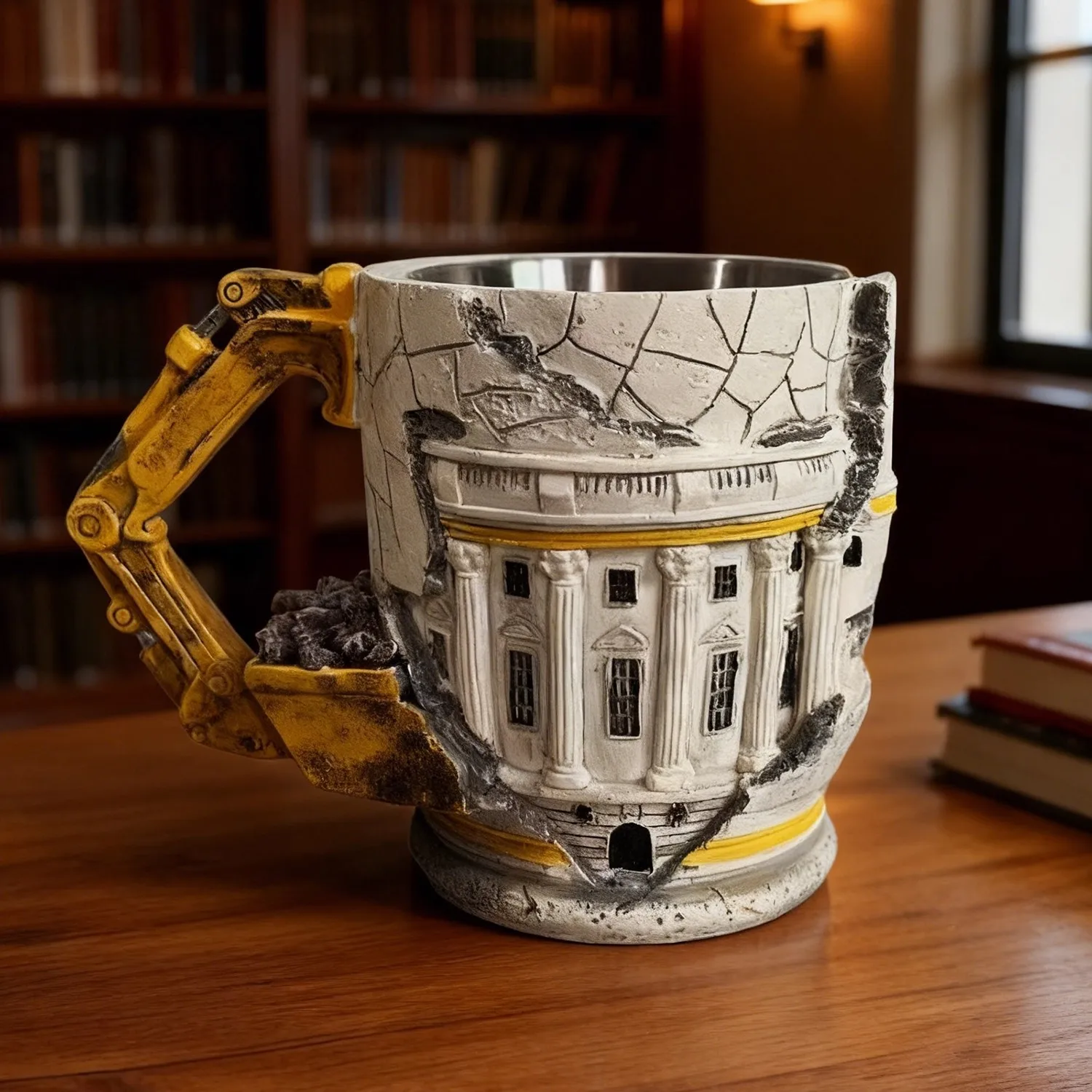 

Home & Garden Kitchen,Dining & Bar New style lying demolition construction mug Someone Lied Demolition Mug3D three-dimensional