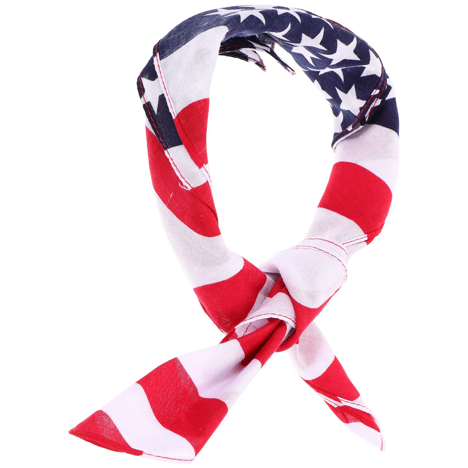 

American Flag Square Headscarf Patriotic 4Th of July Independence Day Hair Scarf Headband Usa Flag Bandanas Outdoor Headwear