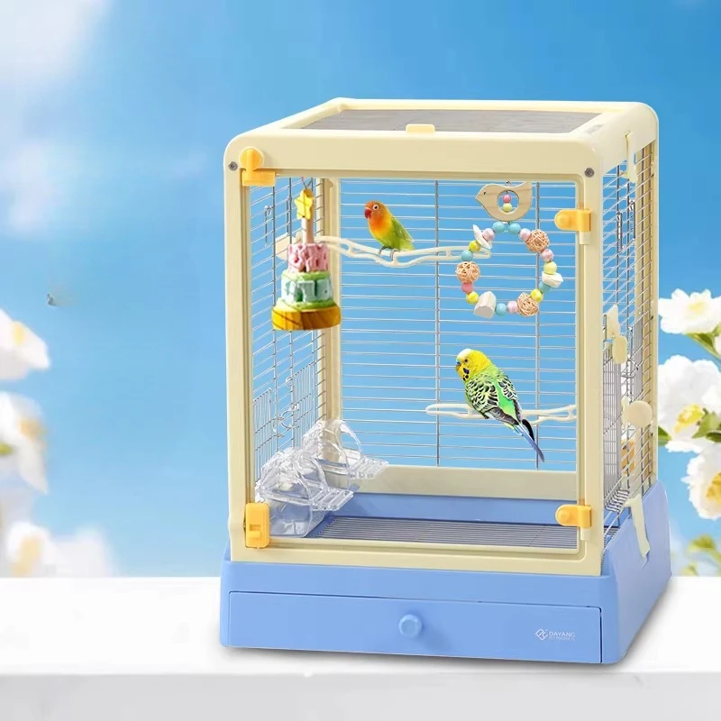 

Large Supplies Bird Cages Parrot Cockatiel Lovebird Houses Bird Cages Accessories Quail Indoor Jaula Para Canarios Bird Supplies
