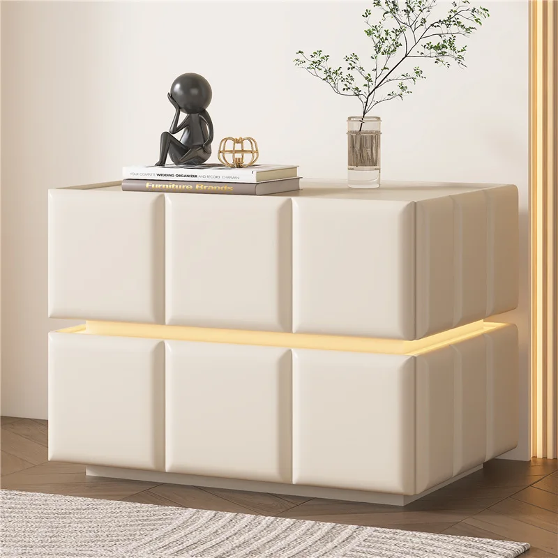 

Elegant Designer Classic Nightstand High White Unique Lounges Nordic Bedside Table Drawer Modern Mesitas De Noche Furniture Home