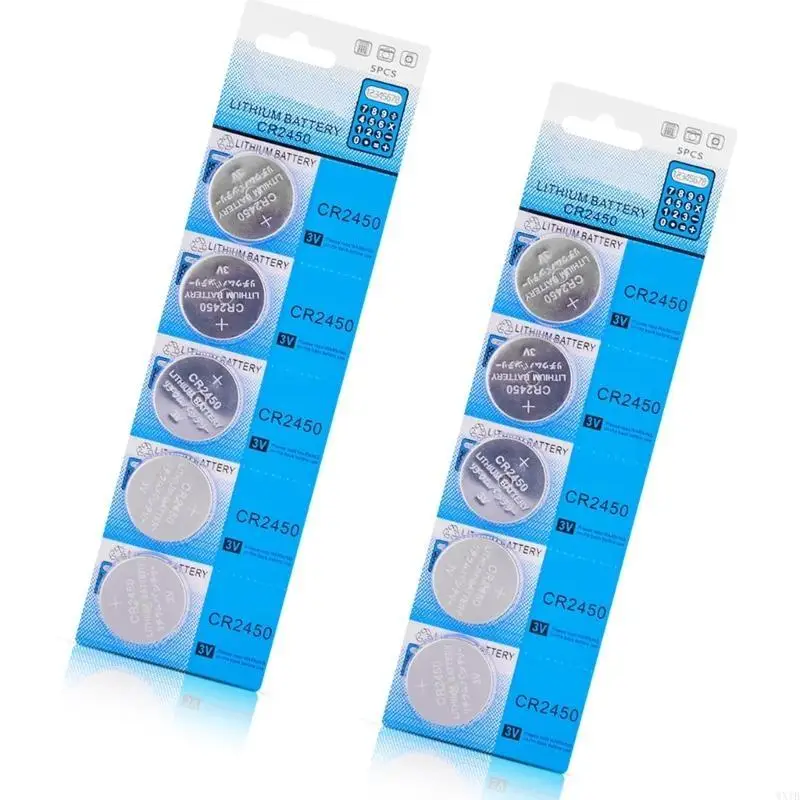 CR2450 Battery CR2450 Lithium Button Batteries For Efficient Power Supply In Various Electronic Products Everyday Use 
