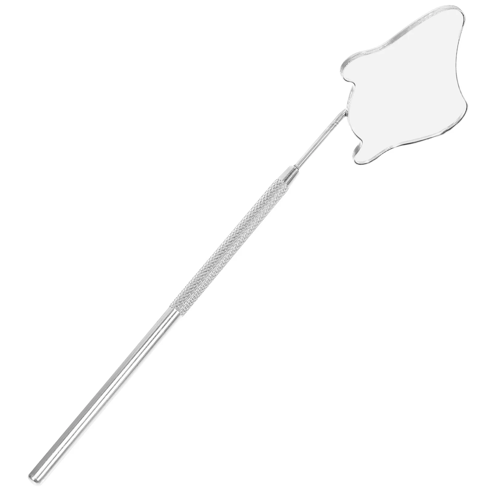 Espelho de cílios de aço inoxidável para extensões de cílios alça antiderrapante design em forma de urso portátil ferramenta portátil espelho de cílios