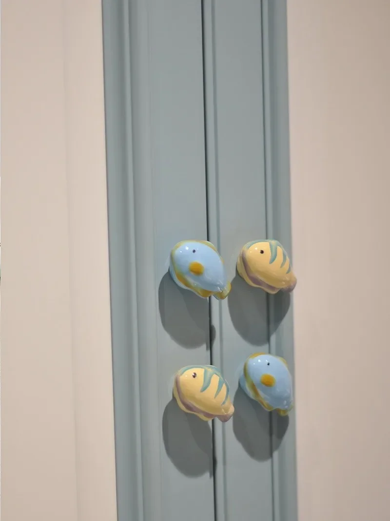 animals Kid room Handles Cartoon Ceramic Drawer Furniture Knobs Children Cute Cabinet Pulls Dresser Knob Cute Cupboard Handle