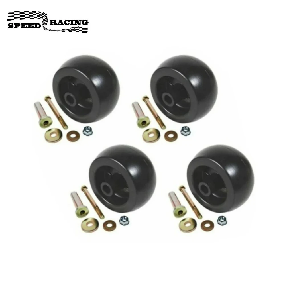 

4 шт. палубное колесо подходит для Exmark 1-603299 103-3168 103-7263 103-4051 Универсальное 210-169 для LZDS902K725 LZE600GKA484A2 LZE600KA484