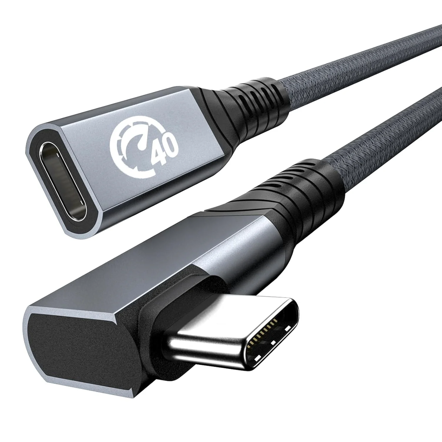 10PCS High-Definition Type-C Cable 8K 60Hz Supports PD 240W Super Fast Charging Right-Angle 90° For Smartphones Gaming Audio Vid