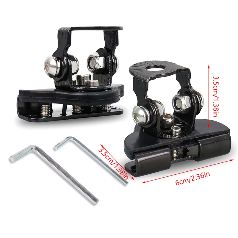 

[MC]2Pcs Stainless Steel Universal Car Auto Hood LED Work Light Mount Bracket Holders Clamp Engine Cover Light Mounting Clamp