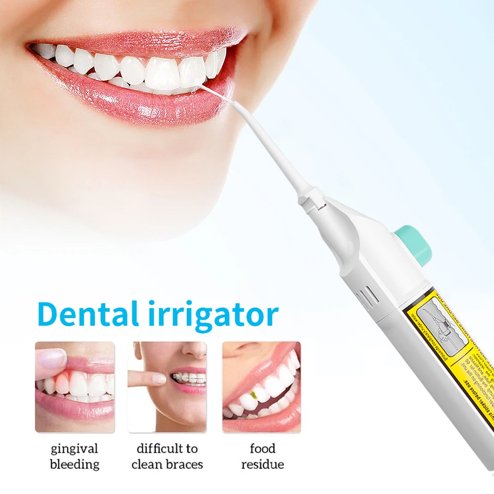 Oral Water Jet Flosser Dental Irrigator Teeth Whitening Portable Water Flosser Stationary Powerful Thread Hygiene Cleaner Tooth