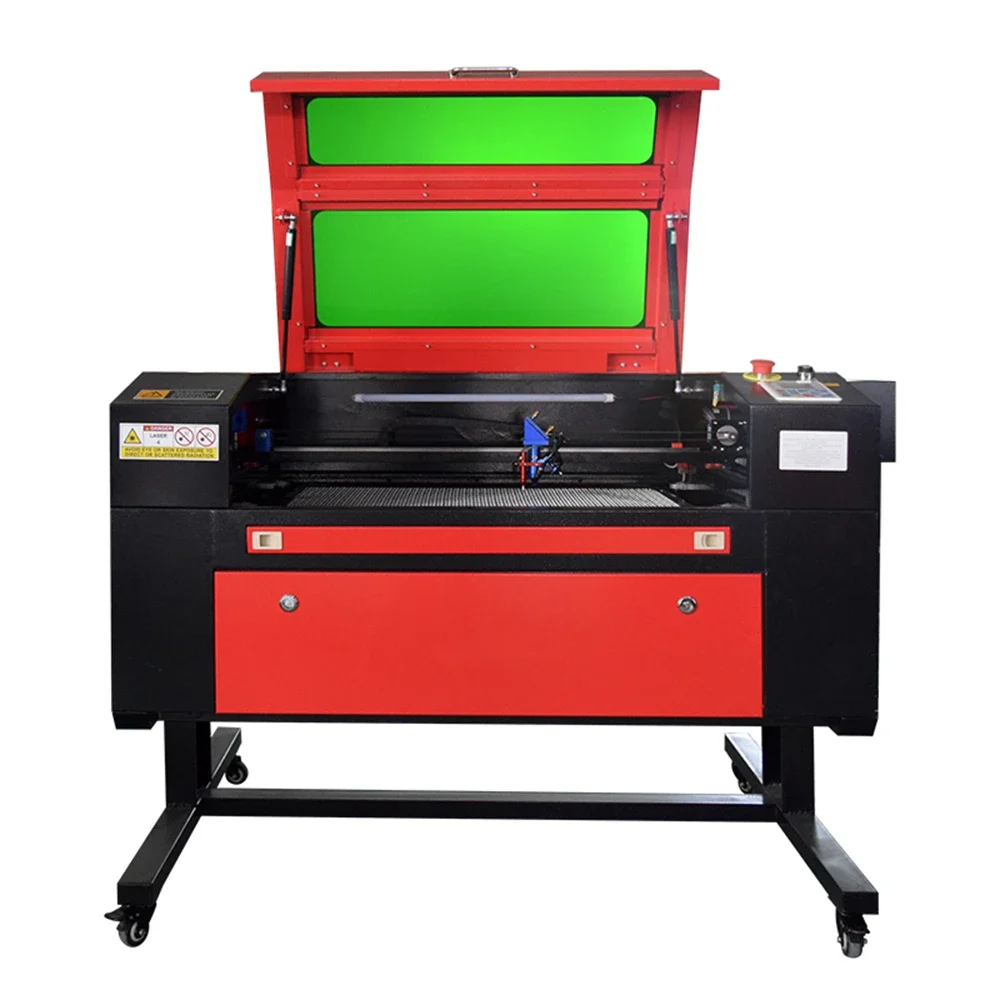 CO2 Laser Engraving Machine 80W/100W Pulsed CO2 Laser Wood Stone Paper Rubber MDFSupport 3D Graphics (DXF LAS PLT)