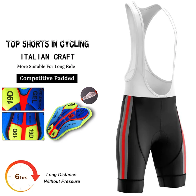 

Cycling Equipment Lycra Men Men's Clothing Bib Short Pro Shorts Man Clothes Mtb Pants Gel Sports Maillot Bibs Road Bike Summer