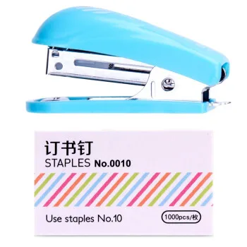 Deli 0253 Stapler Set Mini 10 # Stapler Kartun dengan Stapler