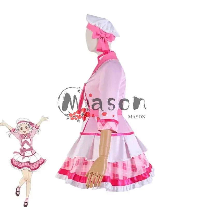 أنيمي الحب لايف LoveLive نجم ليلا أراشي تشيساتو تأثيري حلي شعر مستعار مثير امرأة كوك الوردي موحدة هالوين البدلة