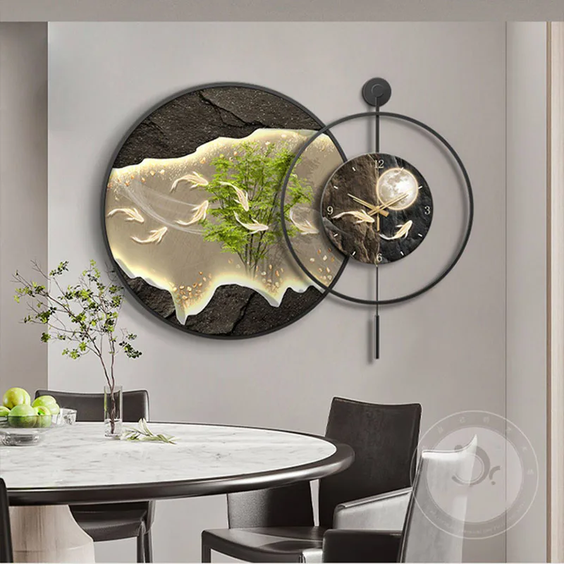 Wall Watch Modern Luxury Fashion Creative Silent Minimalist Clock Wall Interior Aesthetic Horloge Murale Living Room Decoration