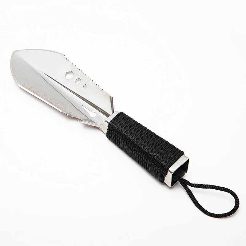 Multifunctional Outdoor Ordnance Shovel Portable Small Hand Shovel Survival Camping Hiking Traveling Equipment Garden Tool