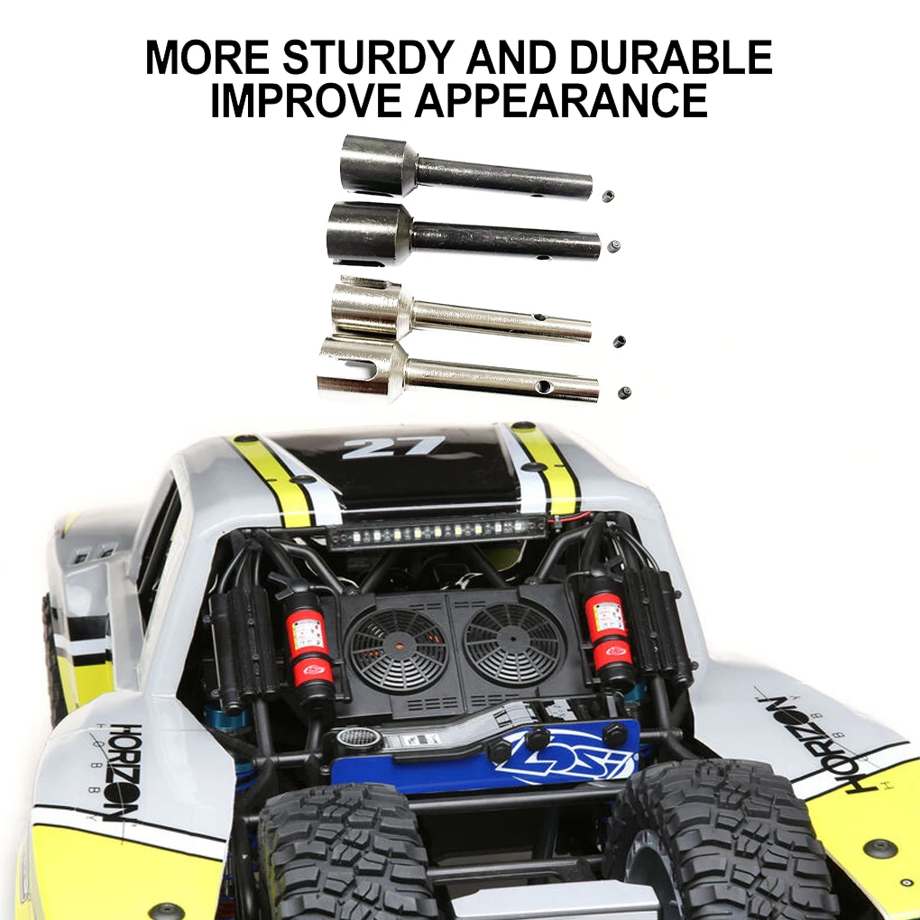 Stalen 1 6 Wielas Rc Upgrade Deel 2 Stuks Versterkte Rc Wielas Voor Losi Super Baja Rey Rc Auto Deel Rc Auto Accessoires