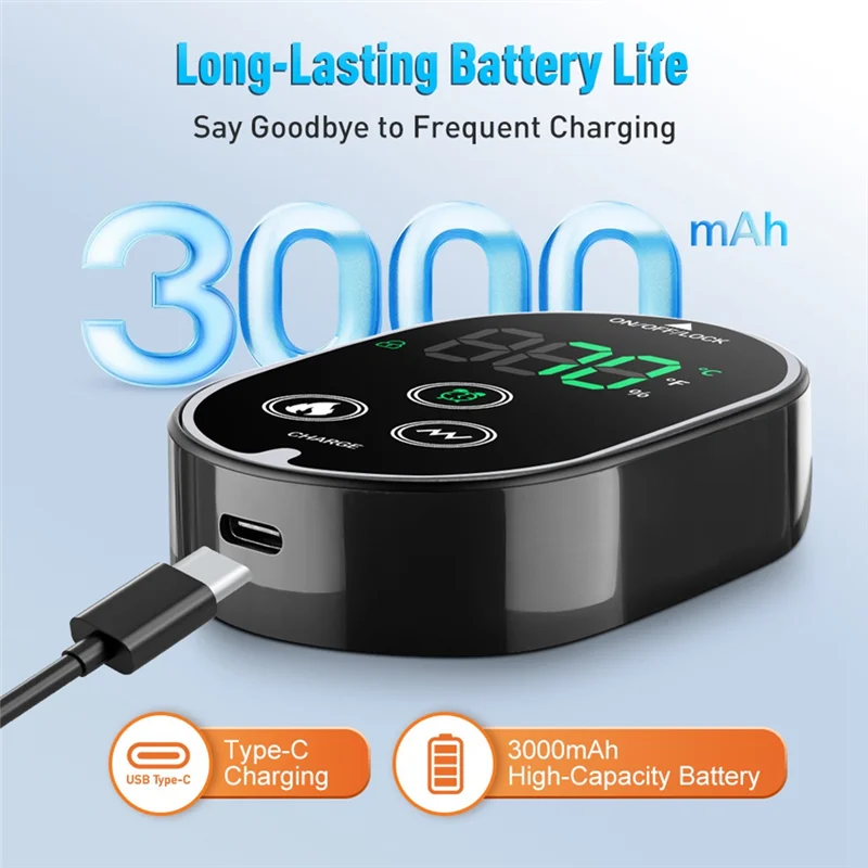 B64B-Home Heat Massager Draagbare voet- en enkelmassage Warmte voor pijnverlichting, zwelling, fasciitis plantaris