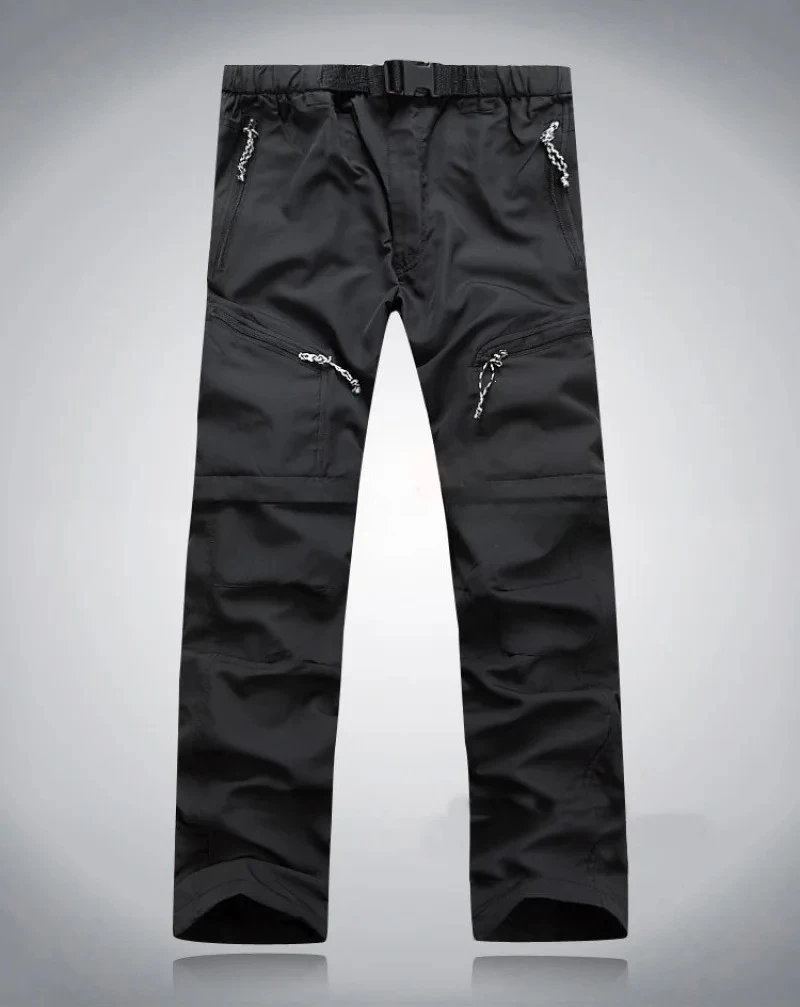 2026Spring Summer Outdoor Pants Men Quick Dry Convertible Pants Men Hiking Lightweight Fishing Zip Off Cargo Work Pants Trousers view 4