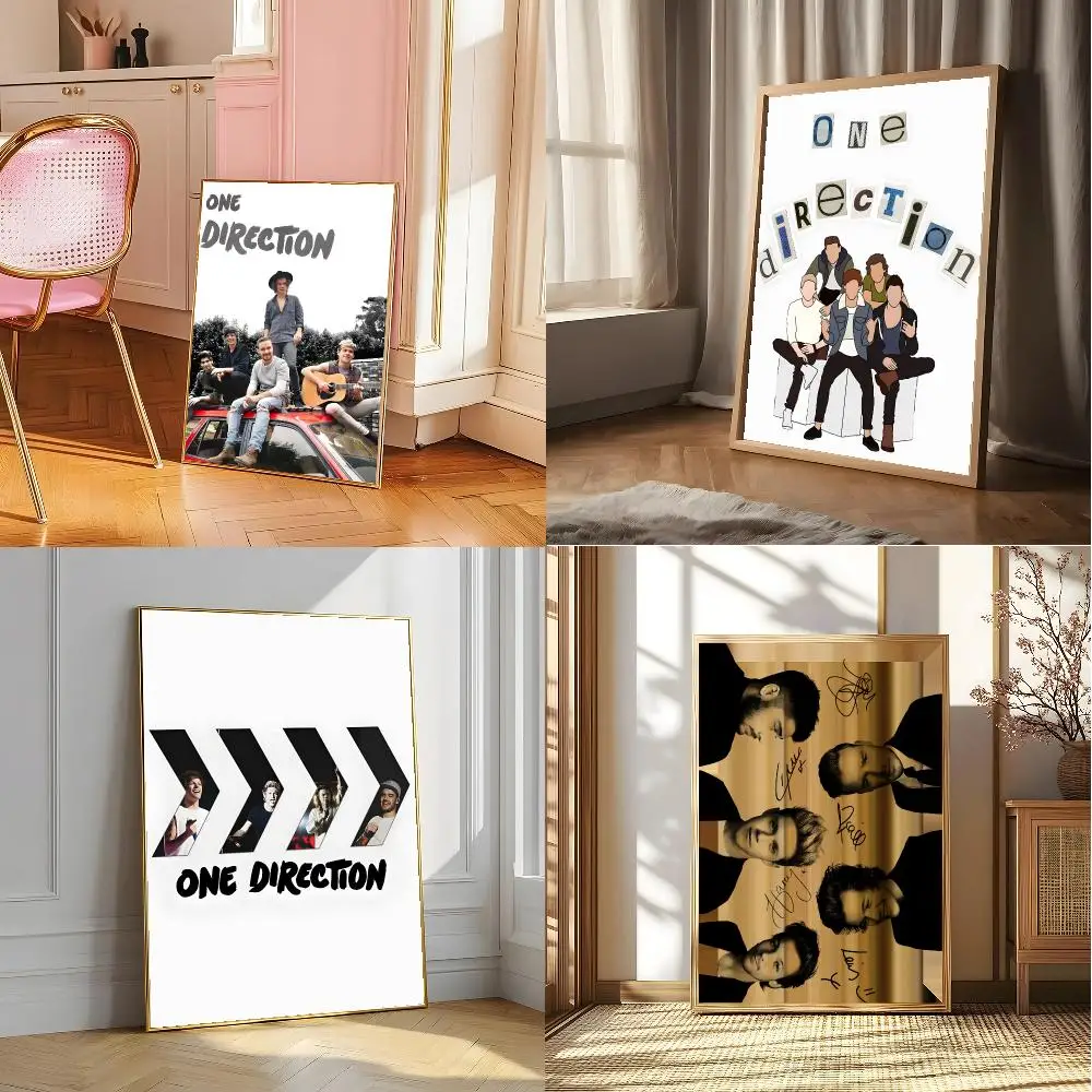 One D-direction Band Singer Poster Posters Sticky Vintage Room Home Bar Cafe Decor Kawaii Room Decor
