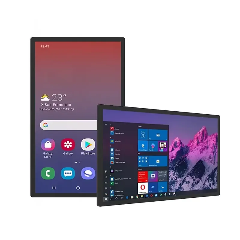 New 18.5/21.5/27/32/43/50/55/65 Inch RK3566 2+16GB WIFI USB Digital Signage & Restaurant Display Android Touch Screen