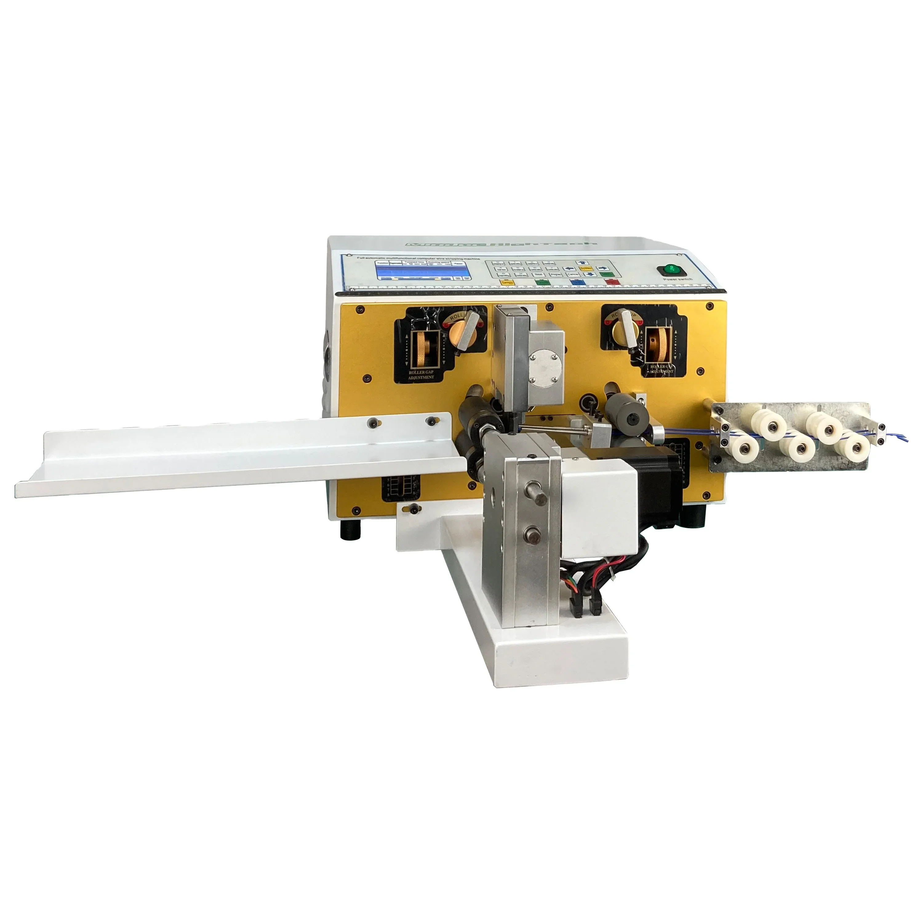 

full-automatic computer led wire cable stripping and cutting machine small 10 square stripping machine